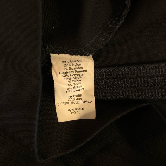 Madewell Ponte Verde Black Baseball Dress - Picture 8 of 8